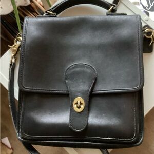 Coach Embossed Leather Bag vintage rare find